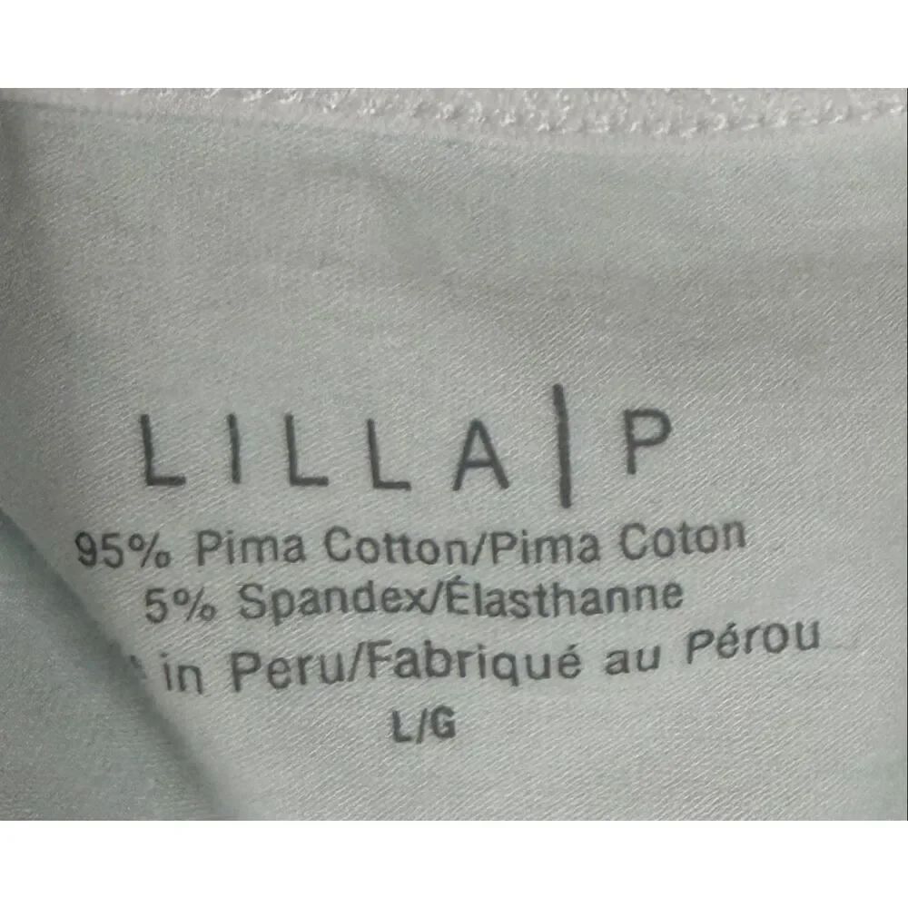 Lilla P Cotton Midi Dress in White NWT Size Large - Picture 5 of 5